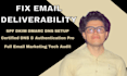 setup spf, dkim, and dmarc to improve your email deliverability