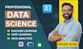 do ai, data science, machine learning, data analytics projects in python and r