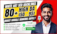 build 80 high da white hat SEO backlinks for top google ranking