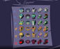 create 2d game asset, game art, with props 2d game character, 2d weapons