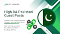 do guest posting on high da pakistani blogs for offpage SEO