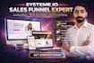 build high converting systeme io sales funnel and systeme io landing page