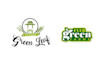 design unique natural health, organic, green environment, eco logo