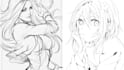 do 2d line art animation, frame by frame,  2d traditional animation