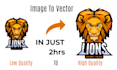 manual vector tracing , convert image to vector , svg design