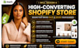 design, shopify dropshipping store, shopify website, redesign shopify store