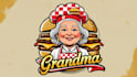 make outstanding grandma burger logo with express delivery