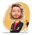 draw cartoon caricature, portrait, avatar, or logo