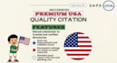 provide manual USA local citations for local SEO ranking
