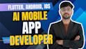 do ai mobile app development, ios app, android app developer using flutter