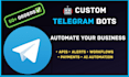 build a custom telegram bot for your business automation and workflows