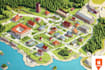 design a custom vector map illustration