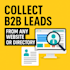 collect targeted b2b leads from directories and websites