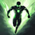 create a comic book, cover and superhero comic character