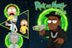 create illustrations in rick and morty style