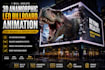 create 3d anamorphic billboard animation for led screens