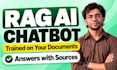 build a custom rag chatbot that answers from your data with sources