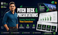design an investor pitch deck and financial presentation that raises money