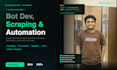 do bot development, data scraping and automation