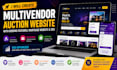 create multivendor auction website with bidding features, mortgage website, SEO