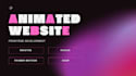 create animated websites using react, gsap, framer motion or pixijs