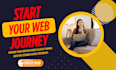 create a fully customized, professional portfolio website