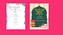 design beautiful digital wedding cards, invitations, and banners