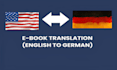 manually translate your english text, book, novels from english to native german