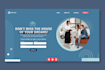 be your front end web developer using HTML, CSS, bootstrap, react js, next js