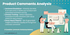 analyze customer comments and turn them into actionable business intelligence