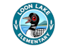 design cute loon lake elementary logo