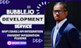 build no code bubble io web app mvp saas ai API flutterflow bubble io developer