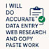 provide fast and reliable data entry services