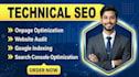 do a full technical SEO audit and fix errors for your website