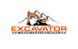design creative excavator logo with high quality service