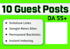 publish 10 guest posts permanent backlinks