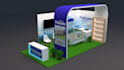 design 3d exhibition stall, 3d booth, 3d stand, 3d kiosk