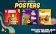 food poster designs to boost sales
