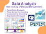 do econometric modelling and data analysis