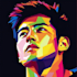 make pop art portrait illustration