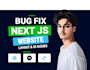 fix react or nextjs UI bugs and improve responsive design