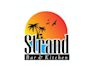 design summer surf style beach bar logo