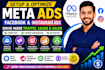 setup and optimize high converting meta facebook and instagram ads