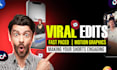 do short form viral video editing for instagram reels and tiktok with captions