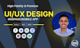 design a modern and responsive UI UX for your website or mobile app using figma