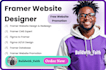 create framer website design using framer