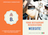 design an amazing website for your restaurant reservations