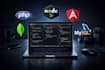 develop a secure full stack web application using PHP nodejs mongodb angular