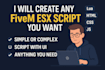 create custom fivem esx scripts