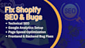 fix shopify technical seo issues bugs errors robots text